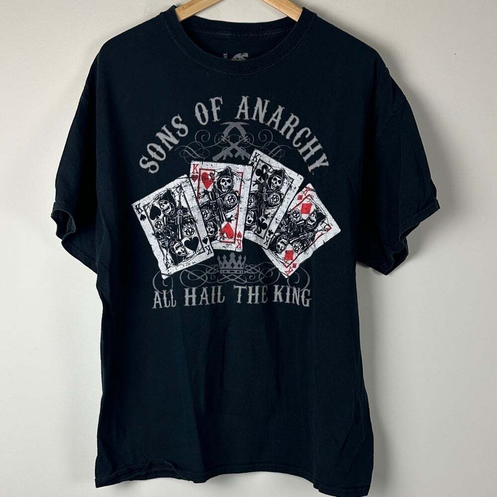 Sons of Anarchy Graphic T-Shirt - Black Size XL